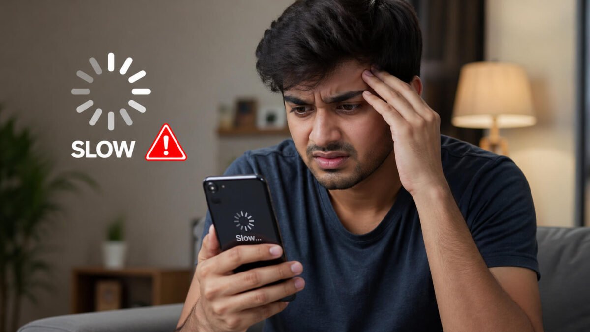 mobile slow kaise fast kare problem user frustrated phone slow