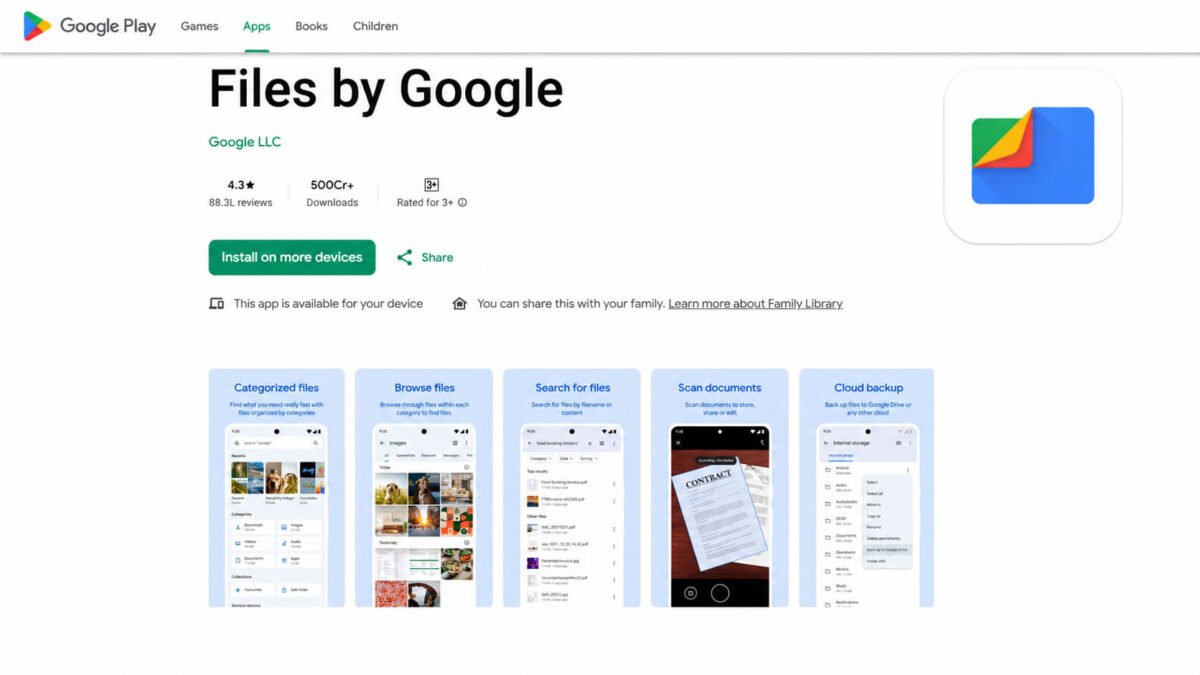 files by google app download play store storage clean app