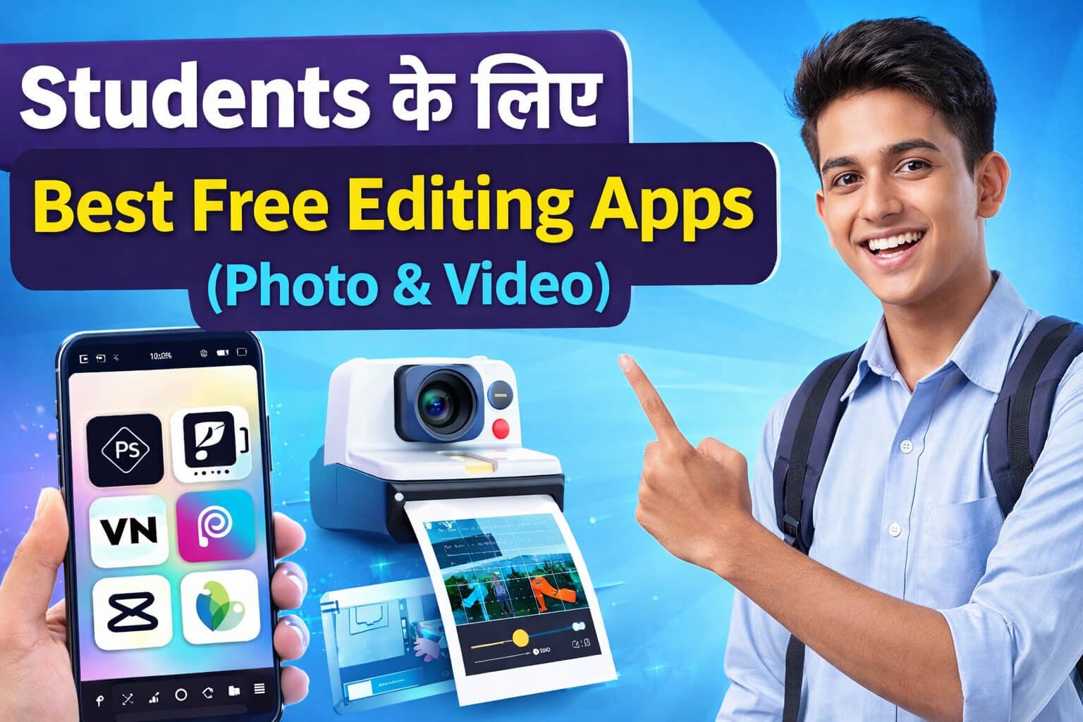 Students के लिए Best Free Editing Apps (Photo & Video)2026