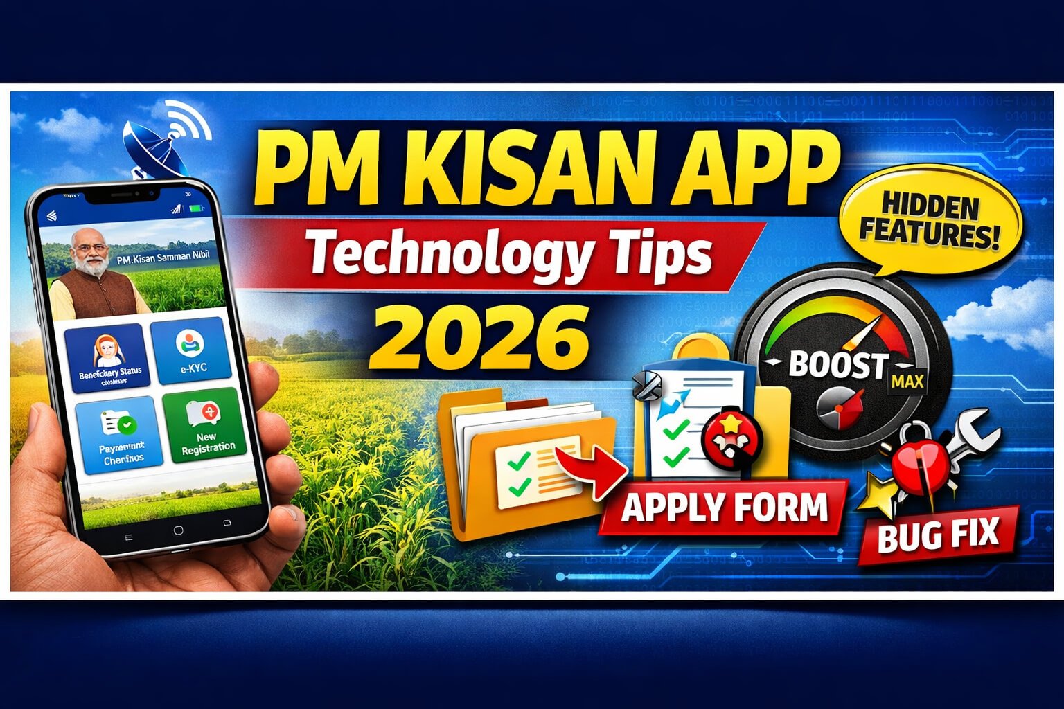 PM Kisan App Technology Tips 2026: Smart Use, Hidden Features, Latest Updates & Complete Guide