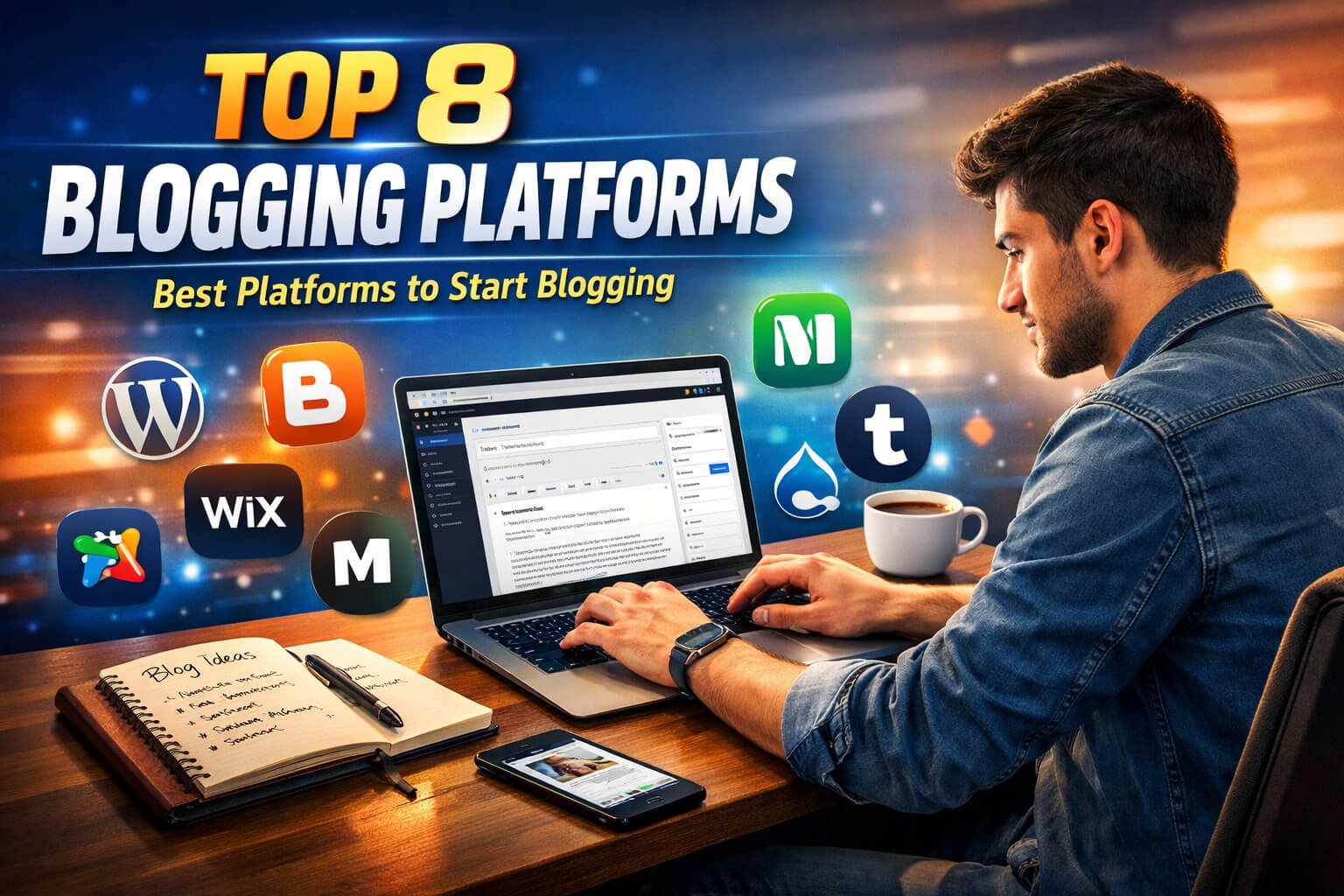 Top 8 Blogging Platform in 2026 – Free & Paid Blog Websites