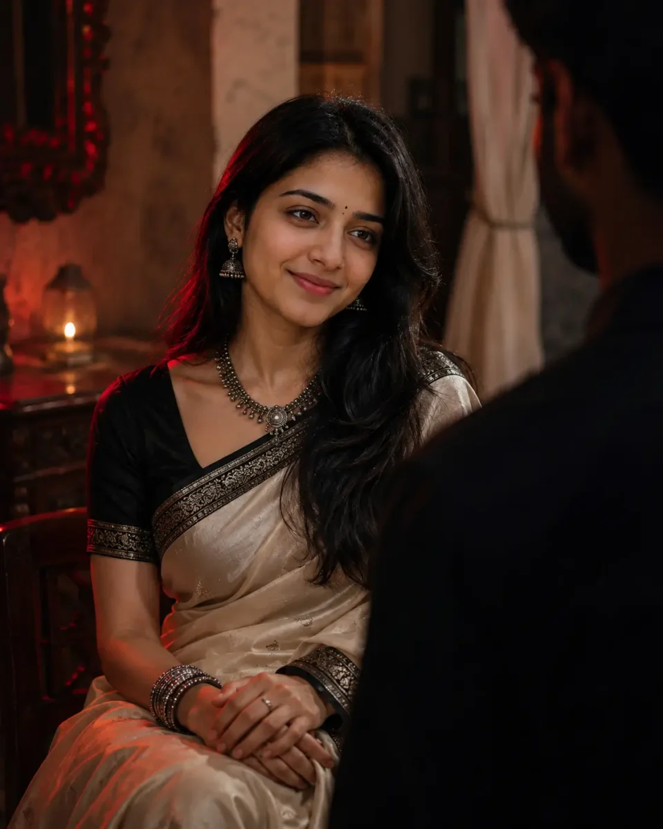 Gemini AI woman photo prompt se banayi gayi realistic cinematic image