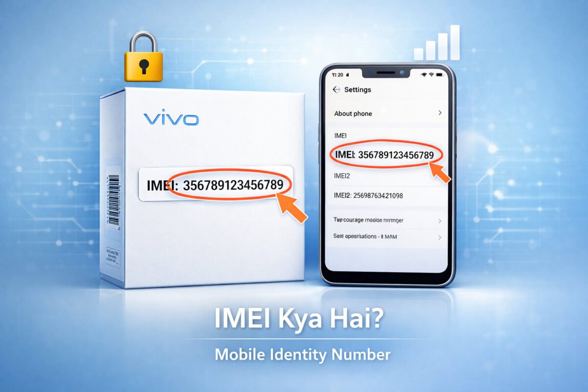 IMEI number kya hai aur kaise check kare mobile me (About Phone screen aur box IMEI label)