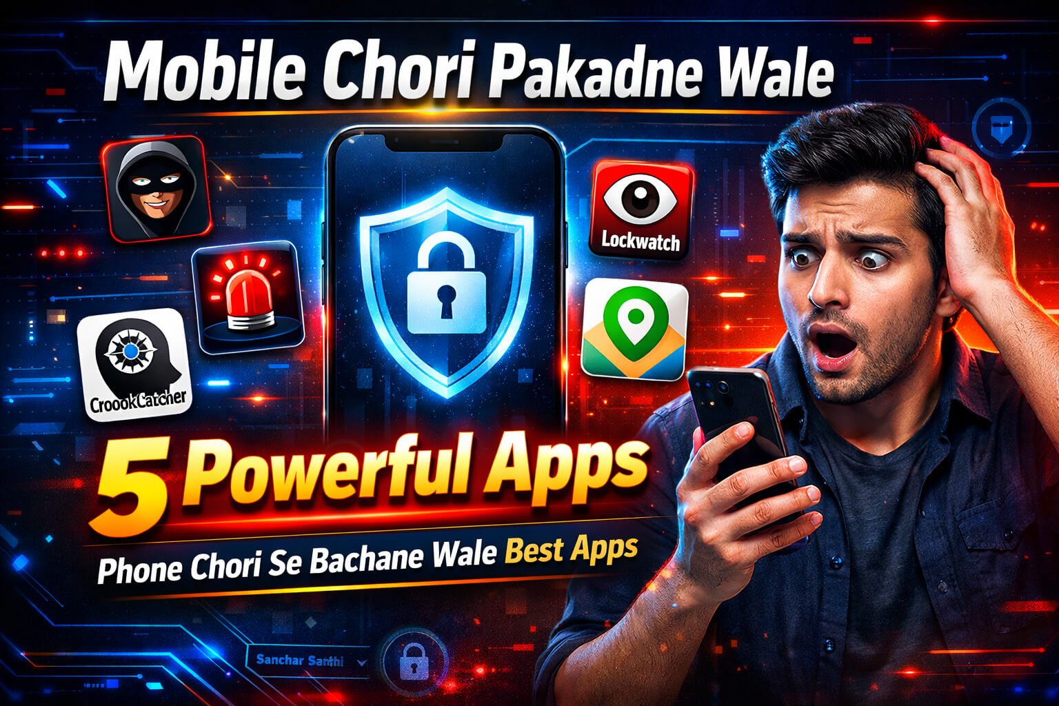 Mobile Chori Pakadne Wala App 2026: Phone Chori Hone Par Kaise Dhundhe (5 Best Apps)
